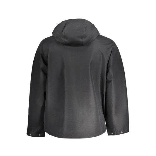 Calvin Klein Black Polyester Jacket Calvin Klein Dark Slate Gray