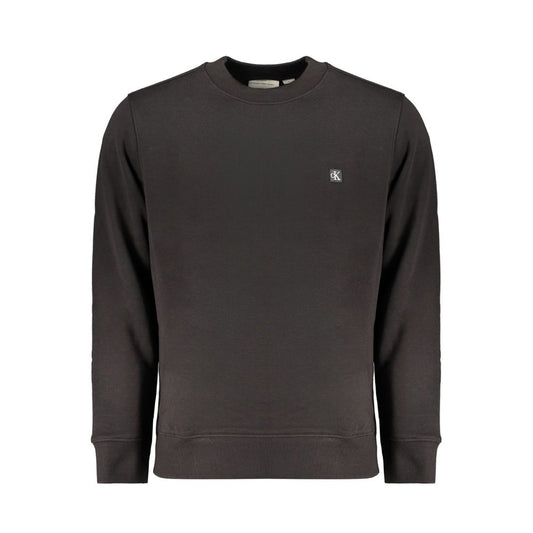 Calvin Klein Black Cotton Sweater Calvin Klein Dark Slate Gray