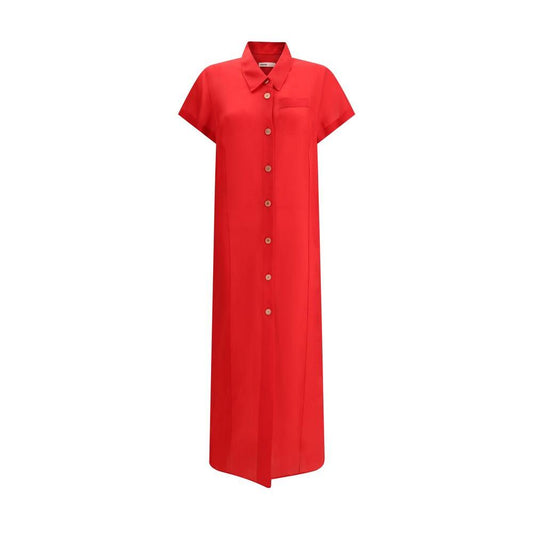 Khaite Effy Dress Khaite Firebrick
