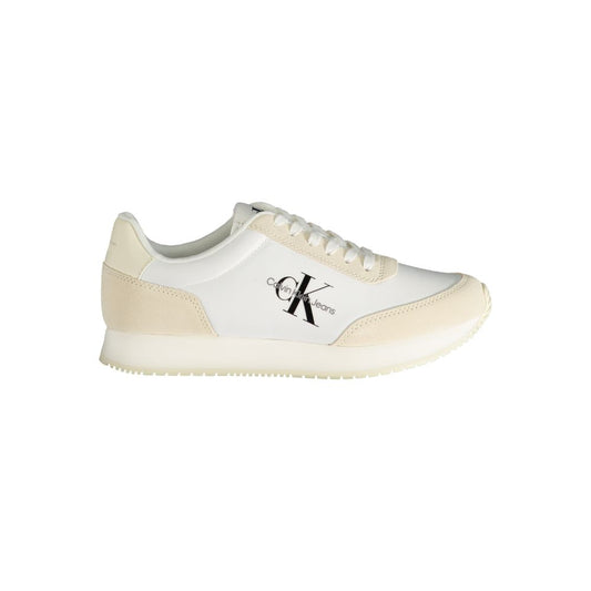 Calvin Klein Beige Polyester Sneaker Calvin Klein Light Gray