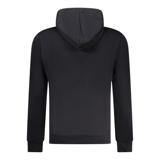Napapijri Black Cotton Sweater Napapijri Dark Slate Gray