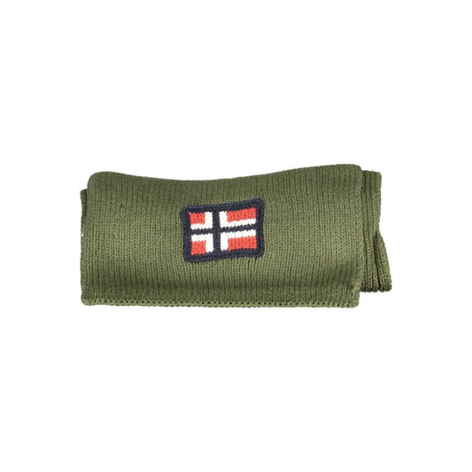 Norway 1963 Green Acrylic Scarf Norway 1963 Dim Gray