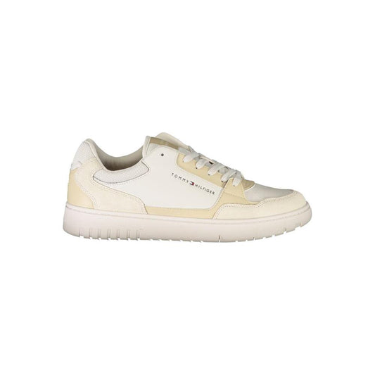 Tommy Hilfiger Beige Polyethylene Men Sneaker Tommy Hilfiger Light Gray