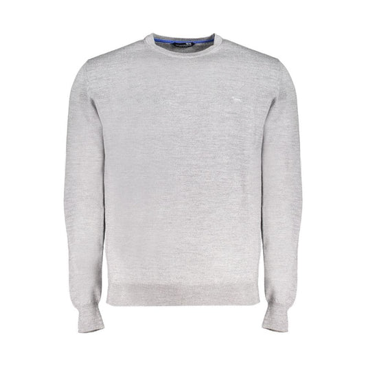 Harmont & Blaine Gray Wool Sweater Harmont & Blaine Light Gray