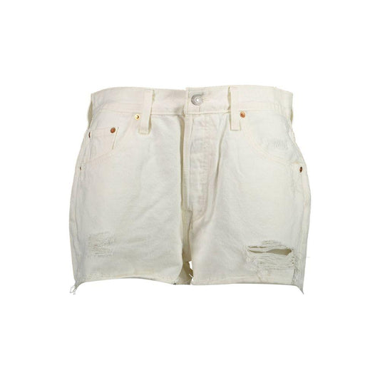 Levi's White Cotton Women Jeans Levi's Light Gray