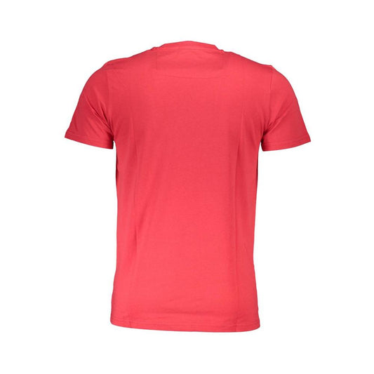 Cavalli Class Red Cotton T-Shirt Cavalli Class Tomato