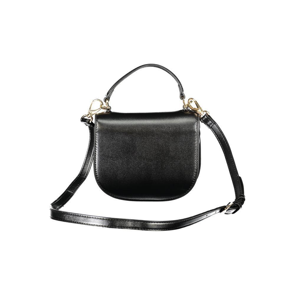Front view with bag zipped and handles upright.