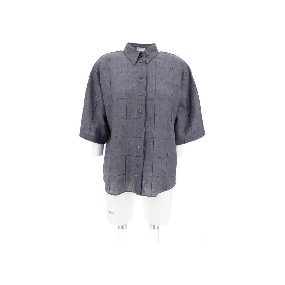 Brunello Cucinelli Linen Shirt BR-MM633RH706C433-M