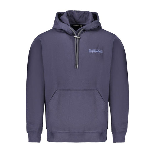 Napapijri Blue Cotton Sweater Napapijri Dim Gray