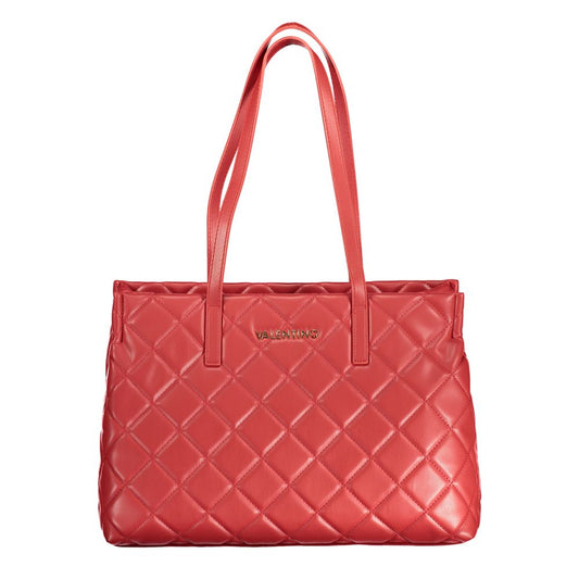 Valentino Bags Red Polyethylene Handbag Valentino Bags Maroon