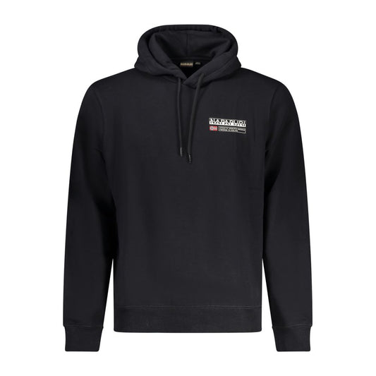 Napapijri Black Cotton Sweater Napapijri Black