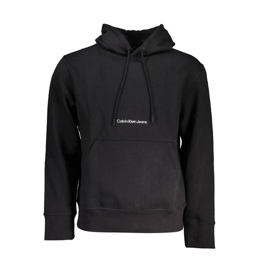Calvin Klein Black Cotton Men Sweater Calvin Klein Black