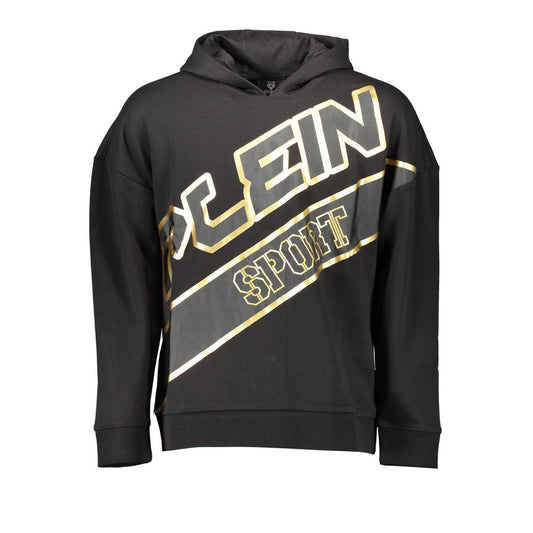 Plein Sport Black Cotton Men Sweater Plein Sport Dark Slate Gray