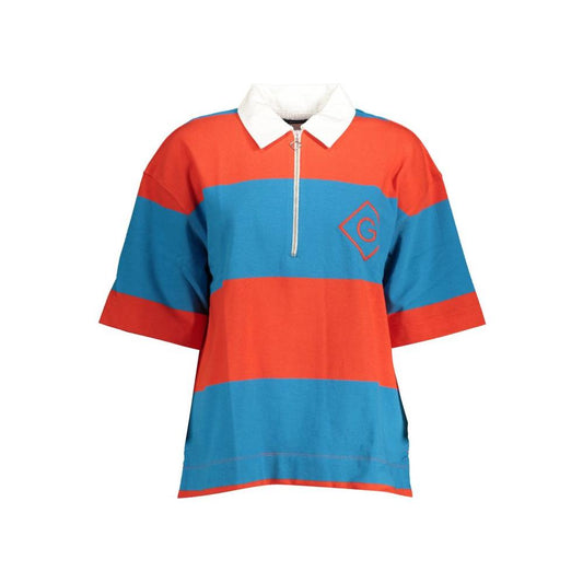 Gant Red Cotton Women Polo Shirt Gant Tomato