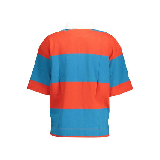 Gant Red Cotton Women Polo Shirt Gant Steel Blue