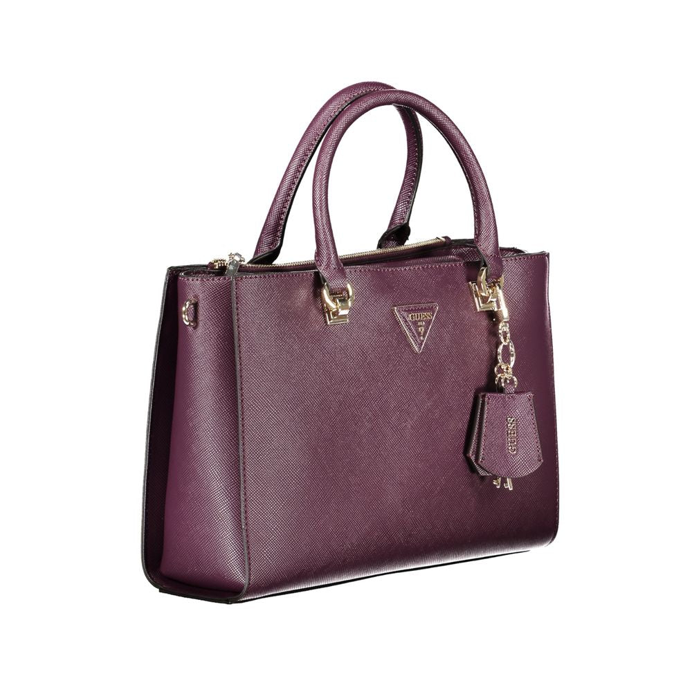 Front view with bag zipped and handles upright.