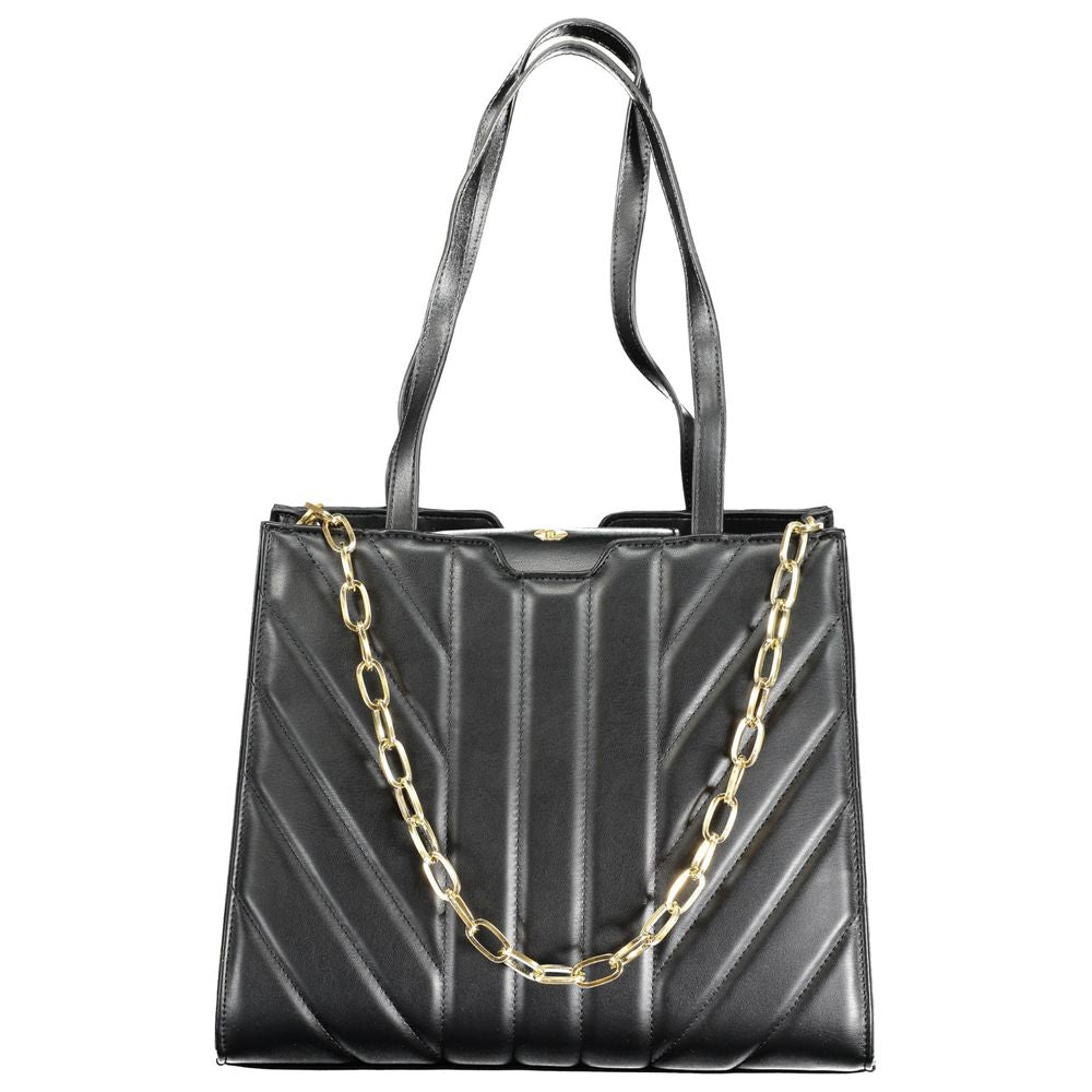 Mario Valentino Black Polyethylene Handbag VA-30058