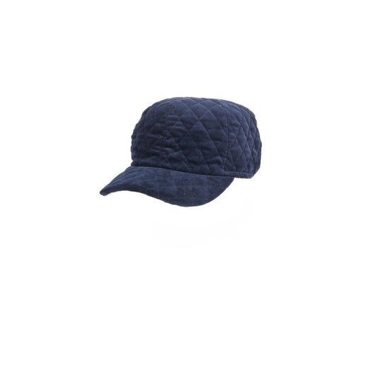 Denny Rose Blue Cotton Hat Denny Rose Dark Slate Gray