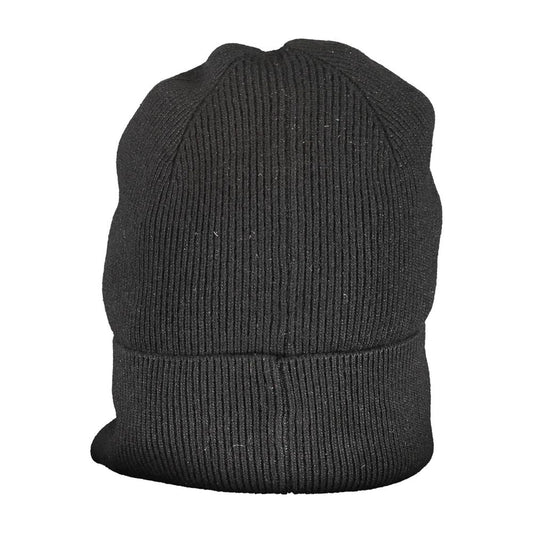 Calvin Klein Black Wool Hat Calvin Klein Dark Slate Gray