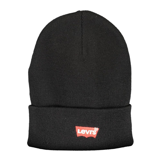 Levi's Black Acrylic Men Cap Levi's Dark Slate Gray