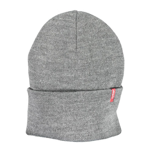 Levi's Gray Acrylic Men Cap Levi's Dark Gray