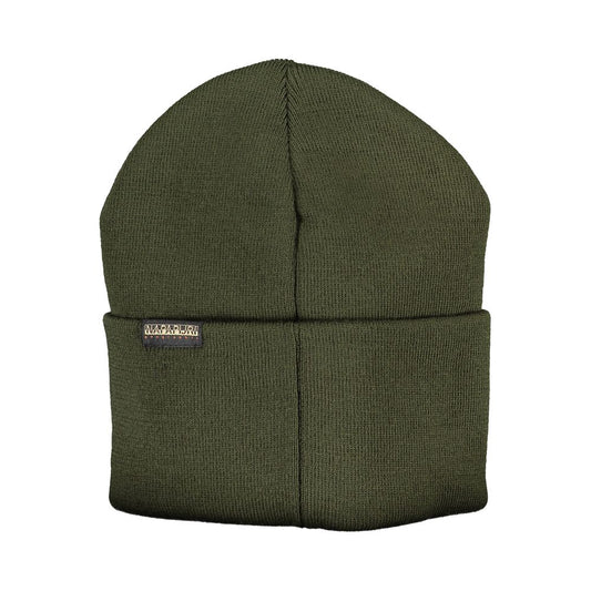 Napapijri Green Acrylic Hats & Cap Napapijri Dark Slate Gray