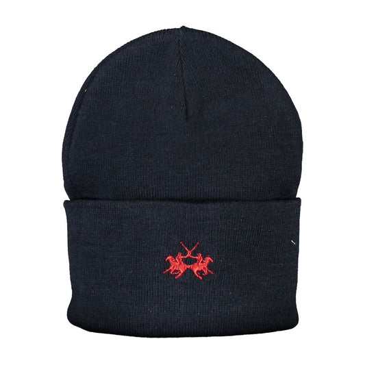 La Martina Blue Polyester Hats & Cap La Martina Dark Slate Gray