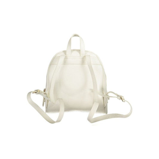 Valentino Bags White Polyethylene Backpack Valentino Bags Light Gray