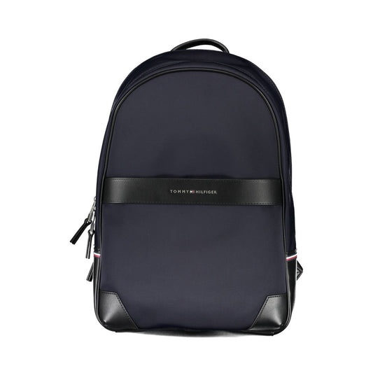 Tommy Hilfiger Blue Polyethylene Men Backpack Tommy Hilfiger Dark Slate Gray