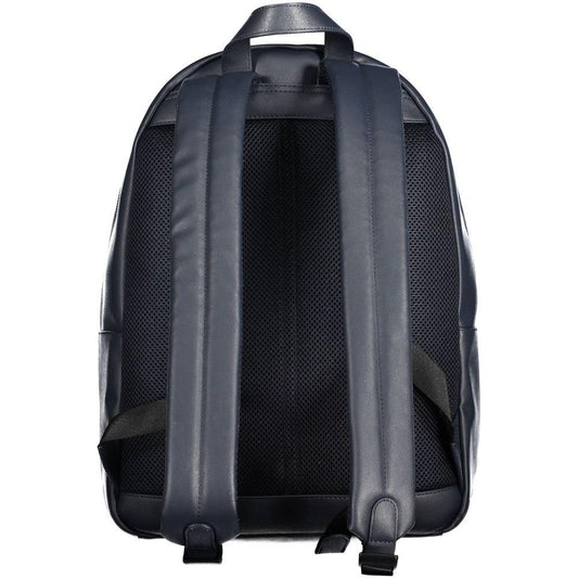 Tommy Hilfiger Blue Polyethylene Men Backpack Tommy Hilfiger Dark Slate Gray