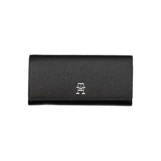 Tommy Hilfiger Black Polyethylene Women Wallet TO-20467