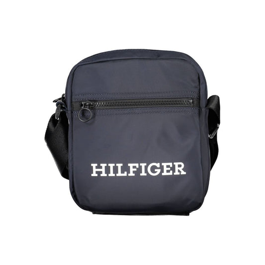 Tommy Hilfiger Blue Polyester Men Shoulder Bag Tommy Hilfiger Dark Slate Gray