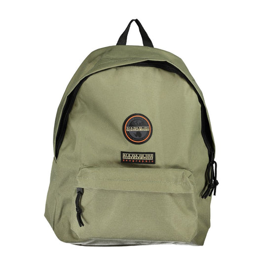 Napapijri Eco-Conscious Green Backpack with Sleek Design Napapijri Slate Gray