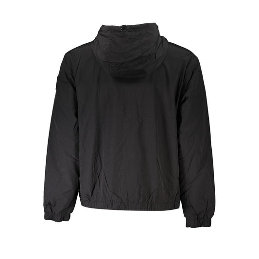 Calvin Klein Sleek Long Sleeve Hooded Sports Jacket Calvin Klein Dark Slate Gray