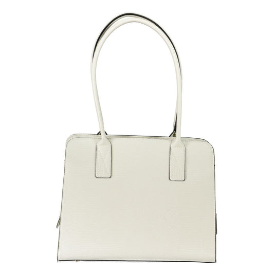 Valentino Bags White Polyethylene Handbag Valentino Bags Light Gray