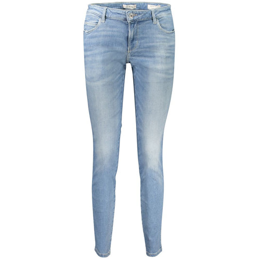 Guess Jeans Light Blue Cotton Jeans & Pant Guess Jeans Dark Gray