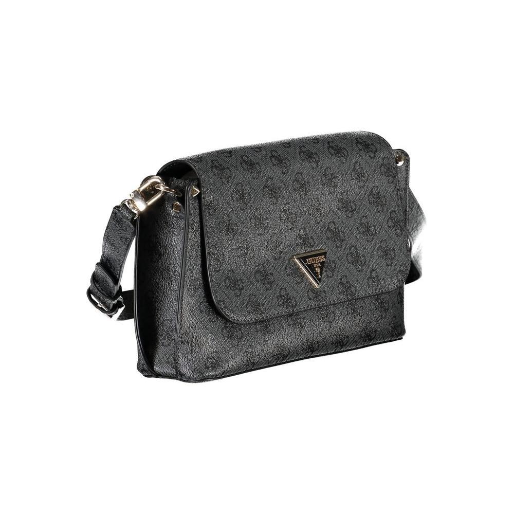 Guess Jeans Black Polyethylene Handbag GU-23467