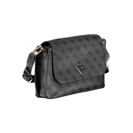 Guess Jeans Black Polyethylene Handbag GU-23467
