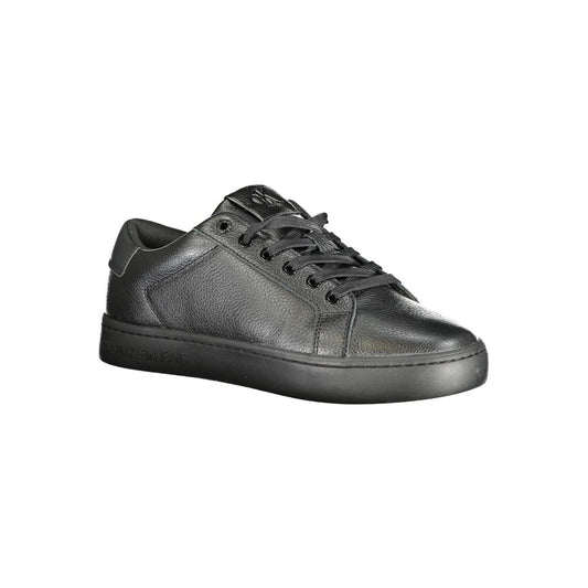 Calvin Klein Black Polyethylene Men Sneaker Calvin Klein Dark Slate Gray
