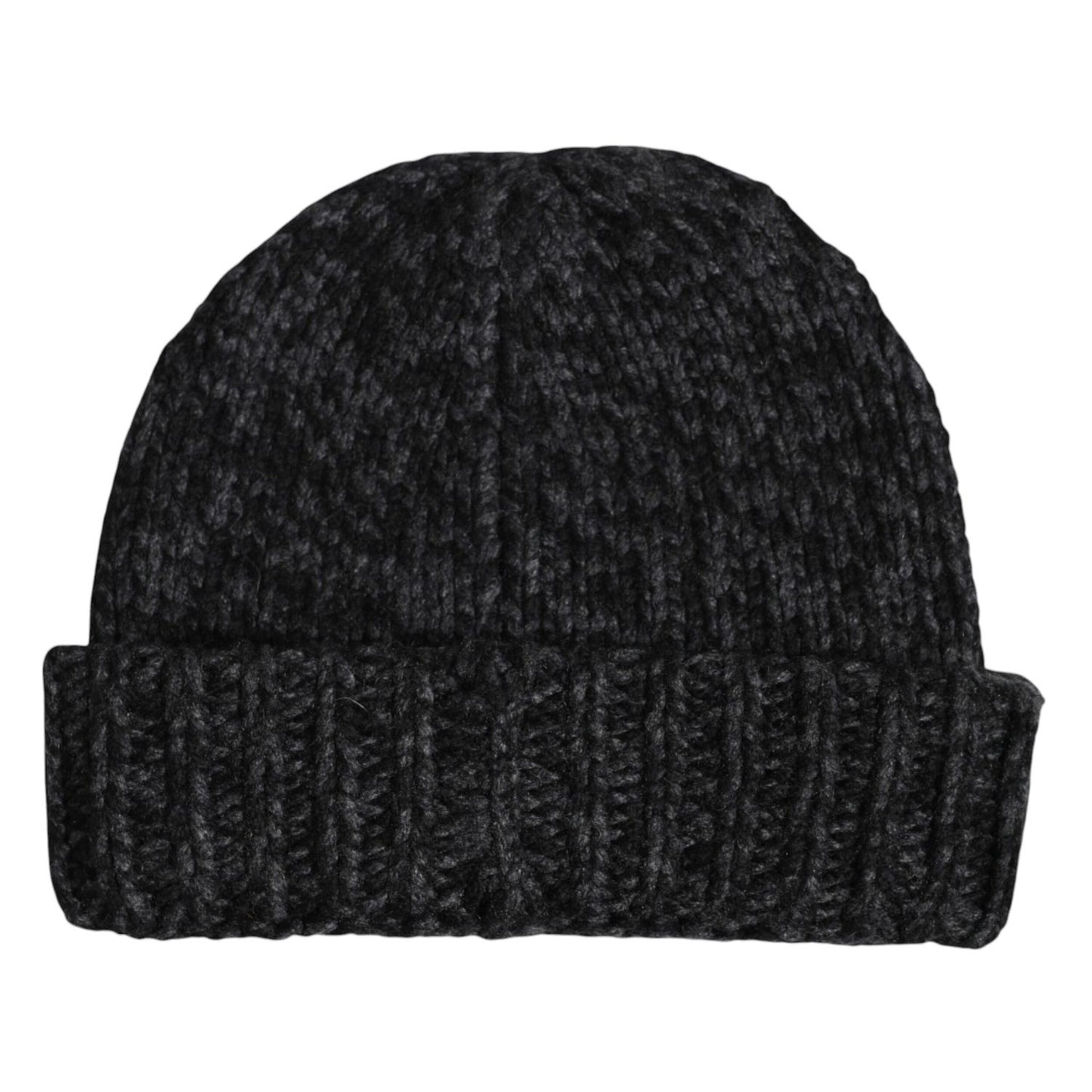 Dolce & Gabbana Gray Cashmere Knitted Winter Beanie Hat