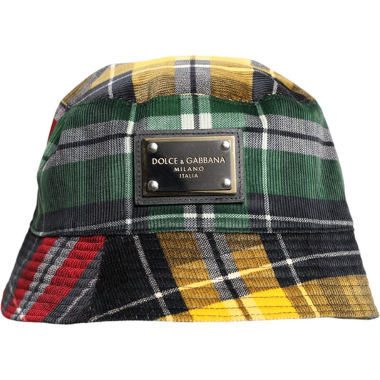 Dolce & Gabbana Multicolor Polyester Wide Brim Bucket Hat