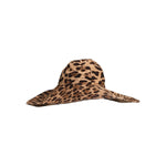 Dolce & Gabbana Brown Leopard Viscose Women Bucket Hat HAT9644-56