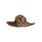 Dolce & Gabbana Brown Leopard Viscose Women Bucket Hat HAT9644-56