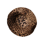 Dolce & Gabbana Brown Leopard Viscose Women Bucket Hat HAT9644-56