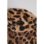 Dolce & Gabbana Brown Leopard Viscose Women Bucket Hat HAT9644-56