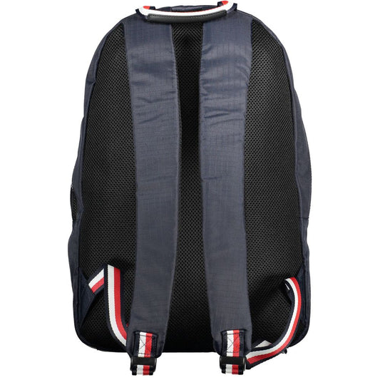 Tommy Hilfiger Blue Polyester Men Backpack Tommy Hilfiger Dark Slate Gray