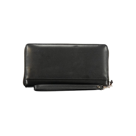 Guess Jeans Black Polyethylene Wallet Guess Jeans Dark Slate Gray