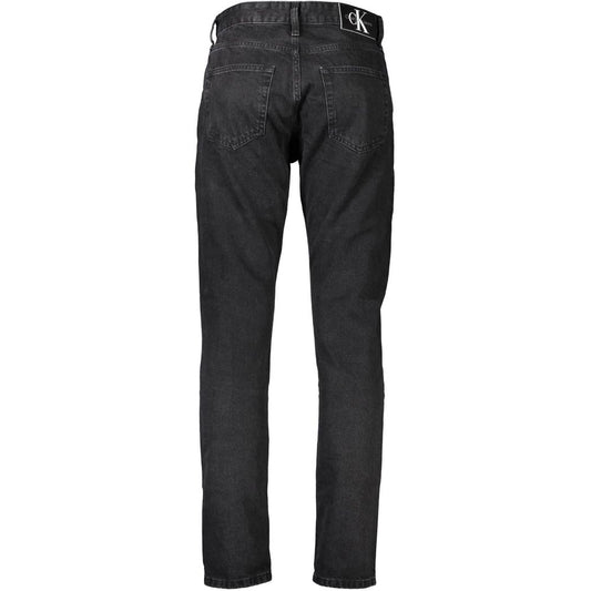 Calvin Klein Black Cotton Jeans & Pant Calvin Klein Dark Slate Gray