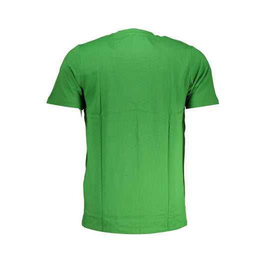 Cavalli Class Green Cotton T-Shirt Cavalli Class Sea Green