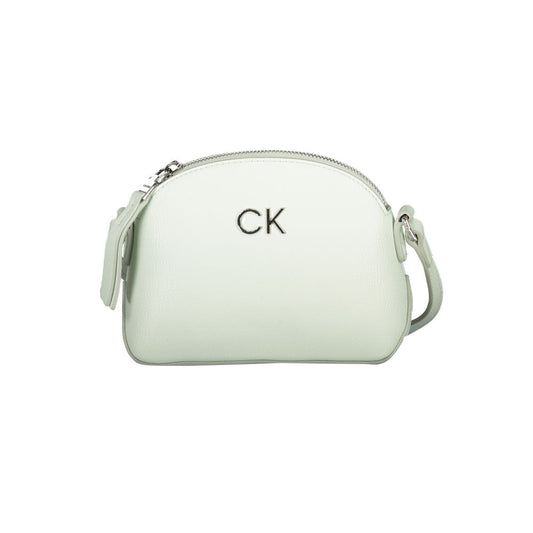 Calvin Klein Green Polyethylene Handbag Calvin Klein Light Gray